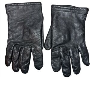 Hawkeye Men's Black Leather Driving Gloves